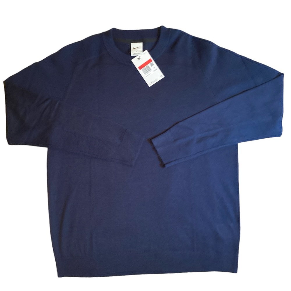 Nike TW Tiger Woods Collection Knit Golf Sweater Wool Blend L CU9782-451